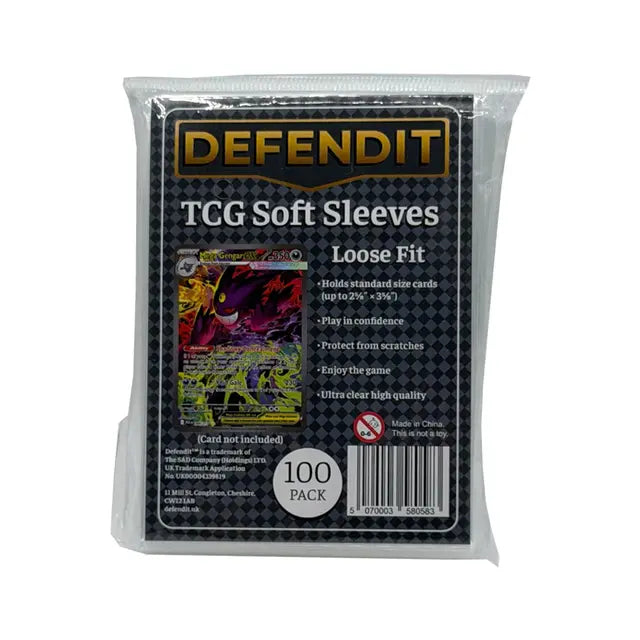 Defendit Soft Sleeves Loose Fit (100 Pack) TCG