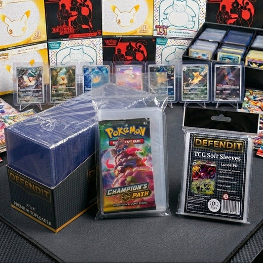 Ultimate Protection Bundle (100 x Sleeves, 100 x Top Loaders & 100 x Team Bags) TCG