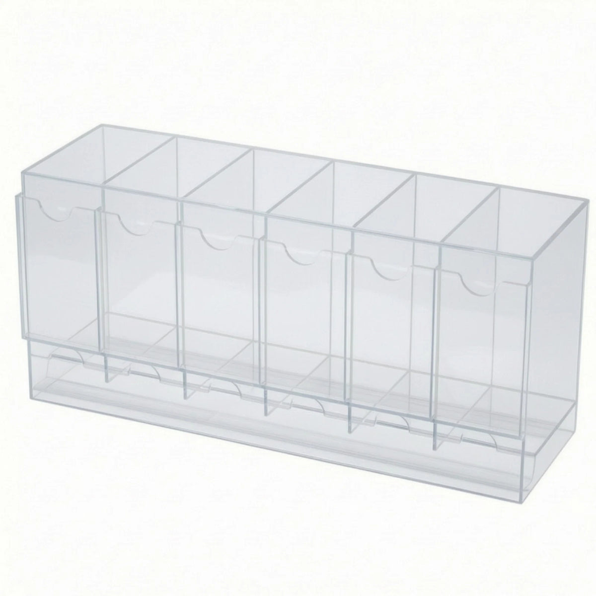 Acrylic 6-Slot Booster Pack Dispenser