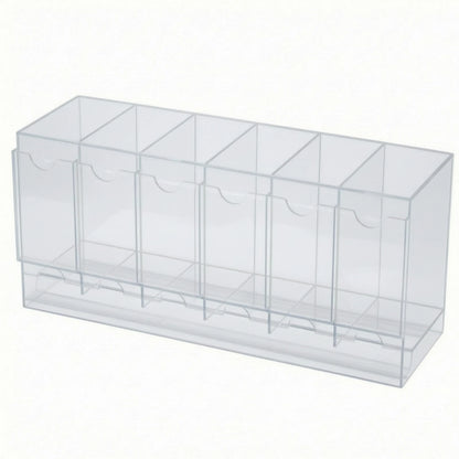 Acrylic 6-Slot Booster Pack Dispenser
